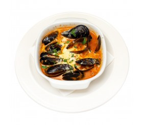 Saganaki With Mussels